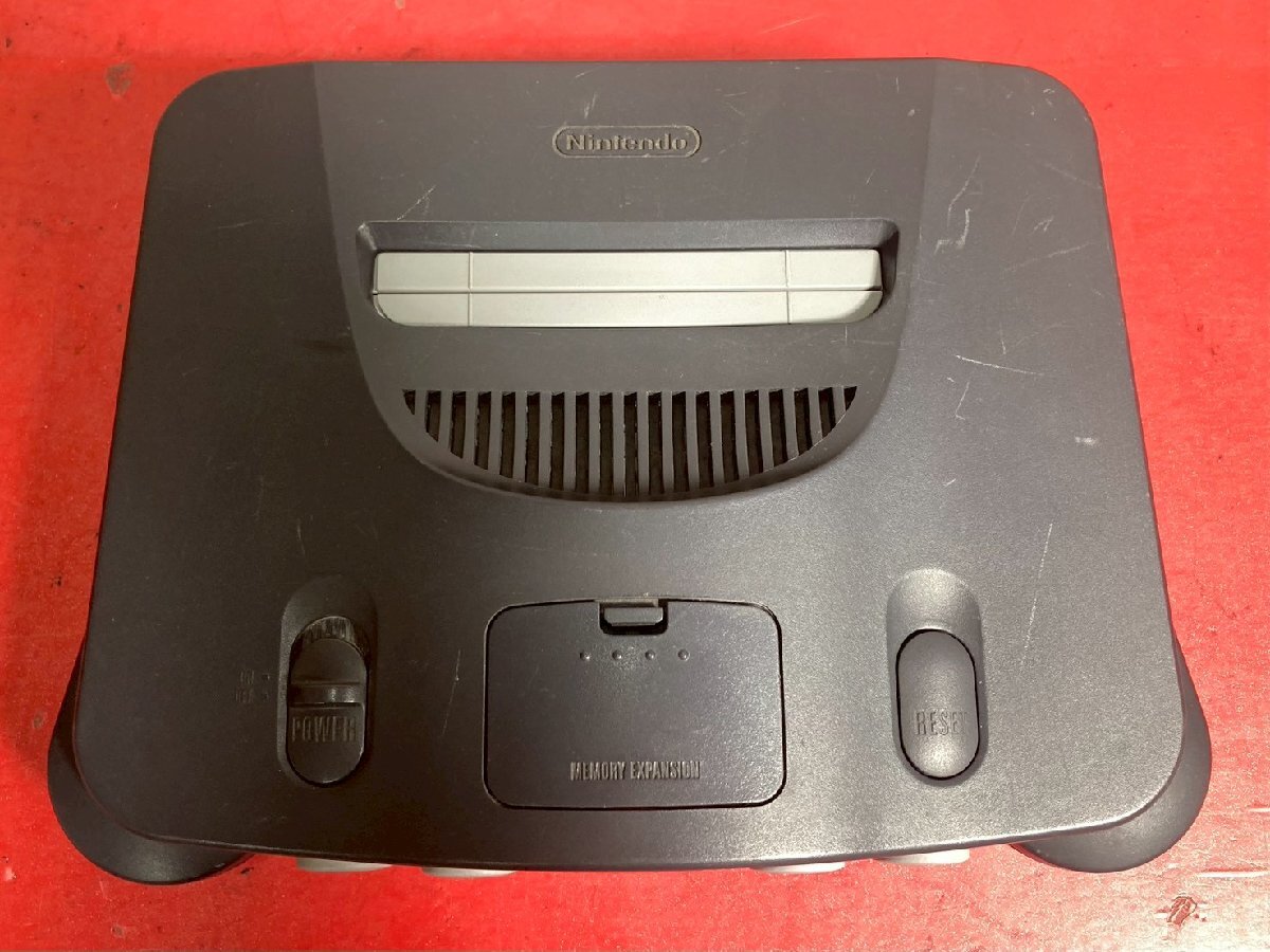 1円～　Nintendo　任天堂　NINTENDO64　ゲーム機本体　コントローラー1点　ACアダプター1点　(動作可)_画像5
