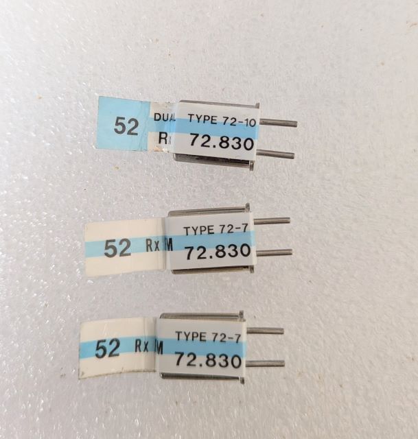 クリスタル　Futaba　受信機用　Rx52（72.830）　　3個_画像1