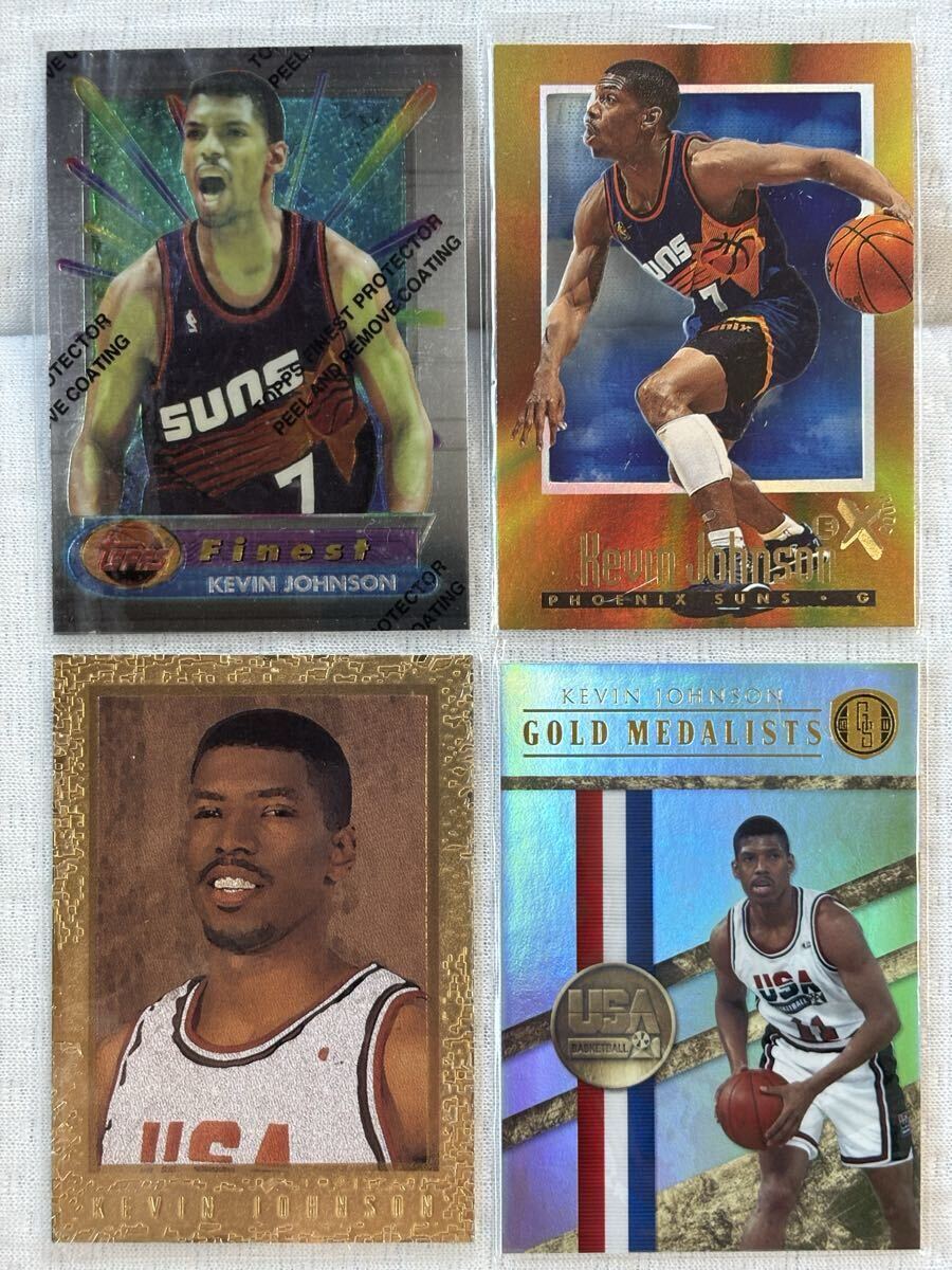 ケビン・ジョンソン トレーディングカード 4枚セット② 現役時発行カードのみ_画像1