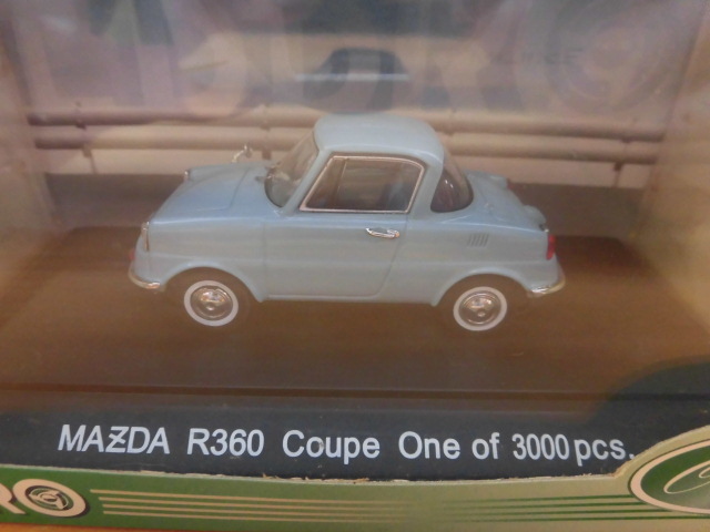 未開封 EBBRO MAZDA R360 Coupe One of 3000 pcs. BLUE 外箱スレ汚れあり ミニカー エブロ 激安1円スタート_画像4