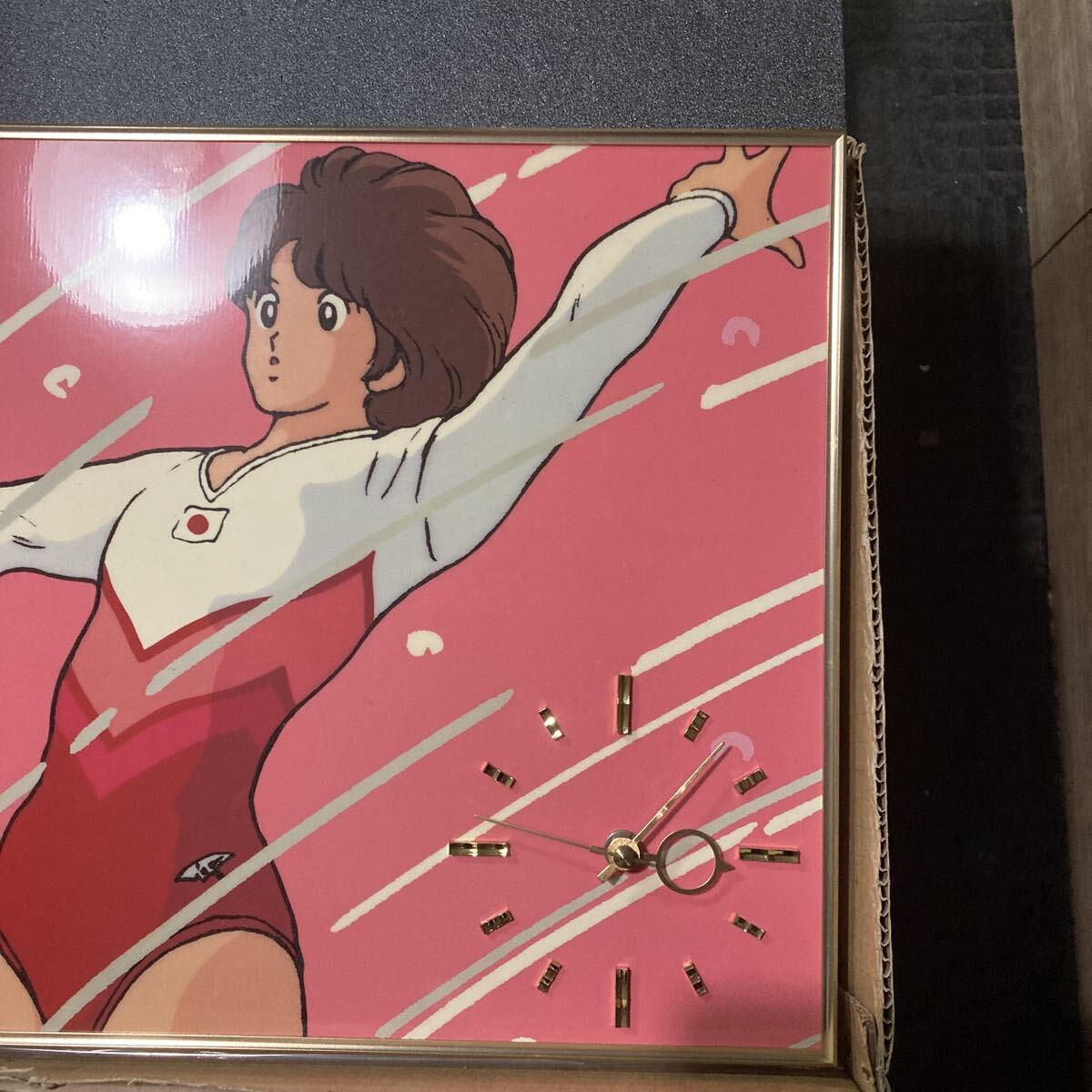 500円〜未使用品　タッチ　南ちゃん　壁掛け時計　動きます_画像2