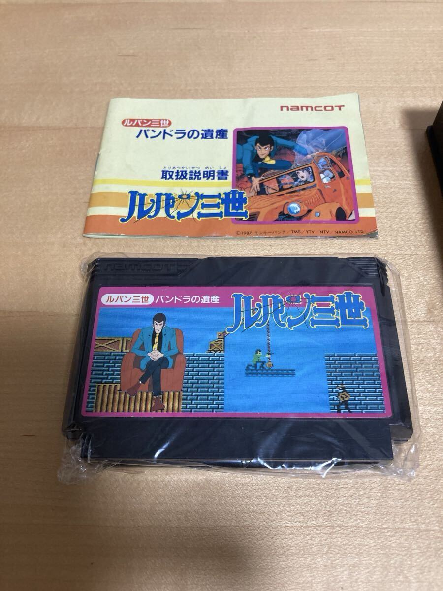 1000円〜 ルパン三世 パンドラの遺産 動作未確認 ファミコンソフト 箱 説明書有りナムコ_画像5