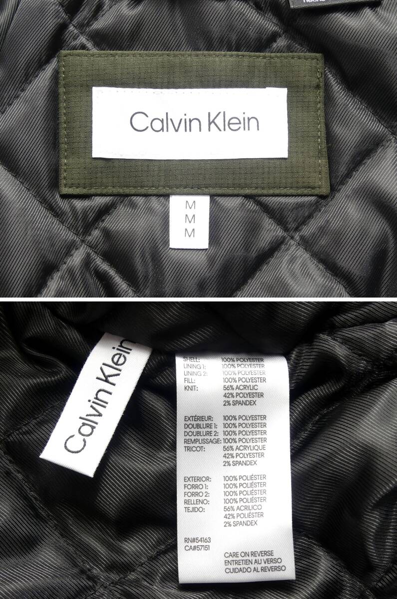 秋冬物新品40,600円Calvin Klein★新生USAカルバン・クライン機能性、実用性、ファッション性を満たした防寒ブルゾン②【欧米M＝日本L】_画像9