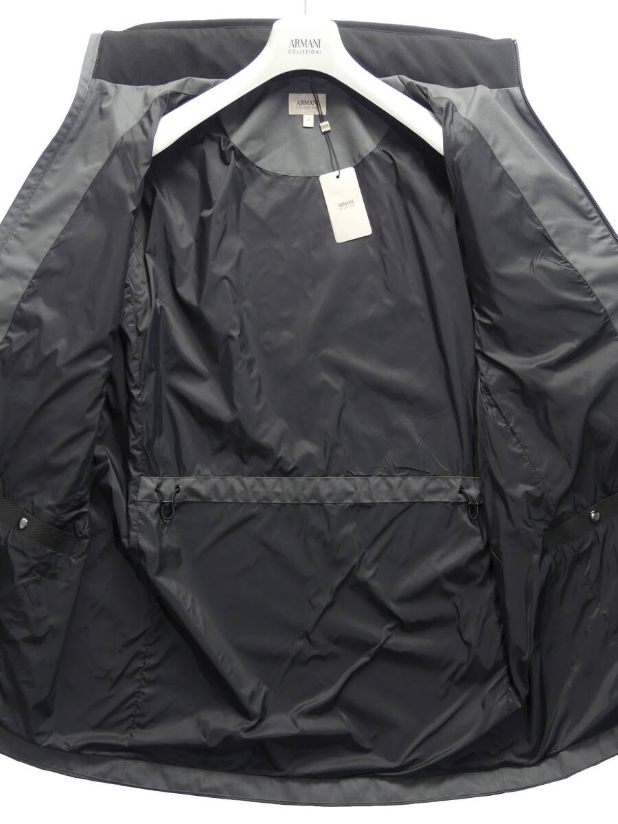 秋冬春145,000円新品ARMANI COLLEZIONIアルマーニ★お勧め品。機能を追求したヘビーデューティー耐候ベンタイルコート【54＝日本XXL】_画像4