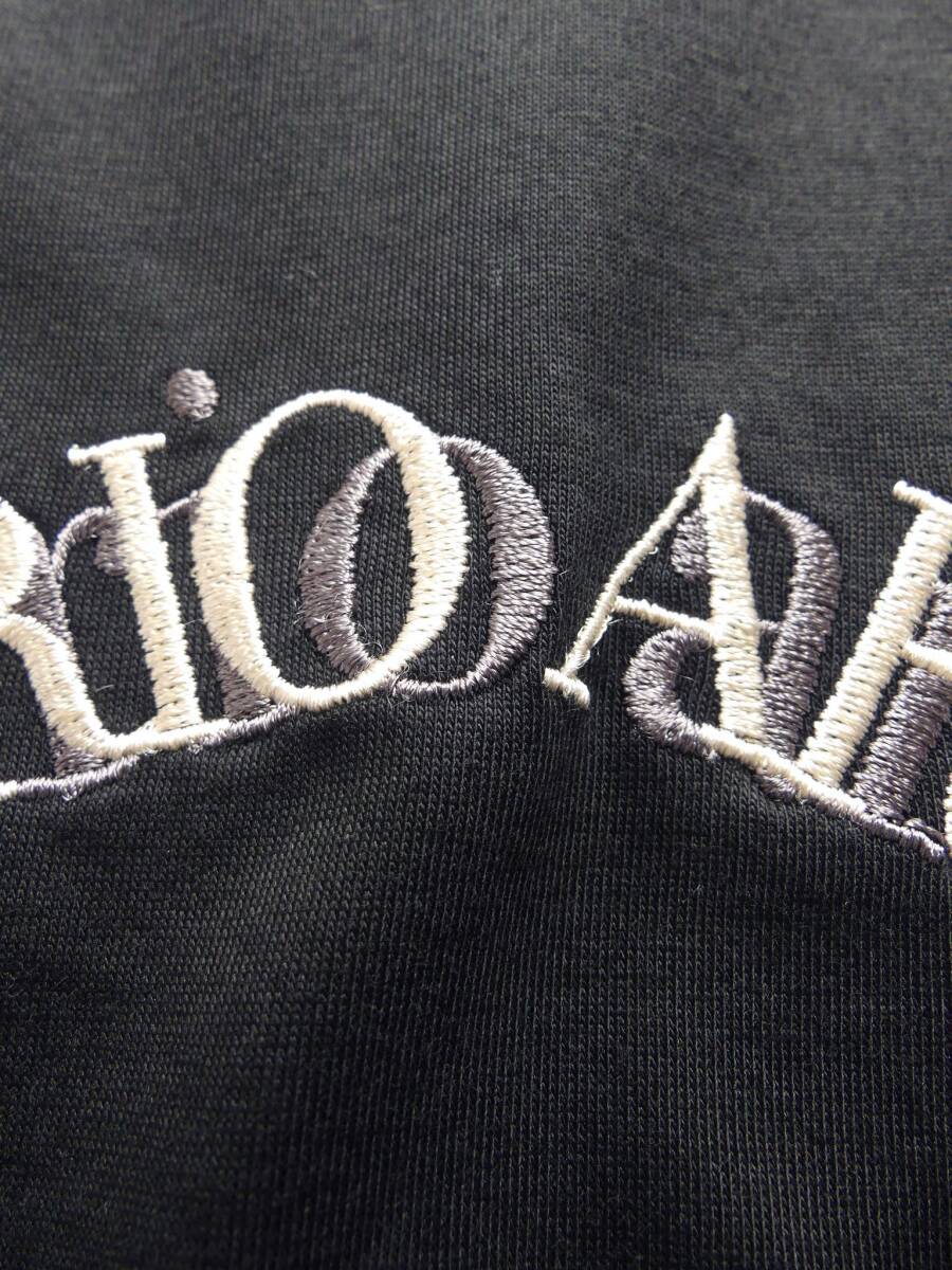 秋冬春44,000円新品EMPORIO ARMANIアルマーニ★刺繍ロゴが施されたプレーンな3シーズン用カットソー濃紺【欧米3XL＝日本3XL】_画像6