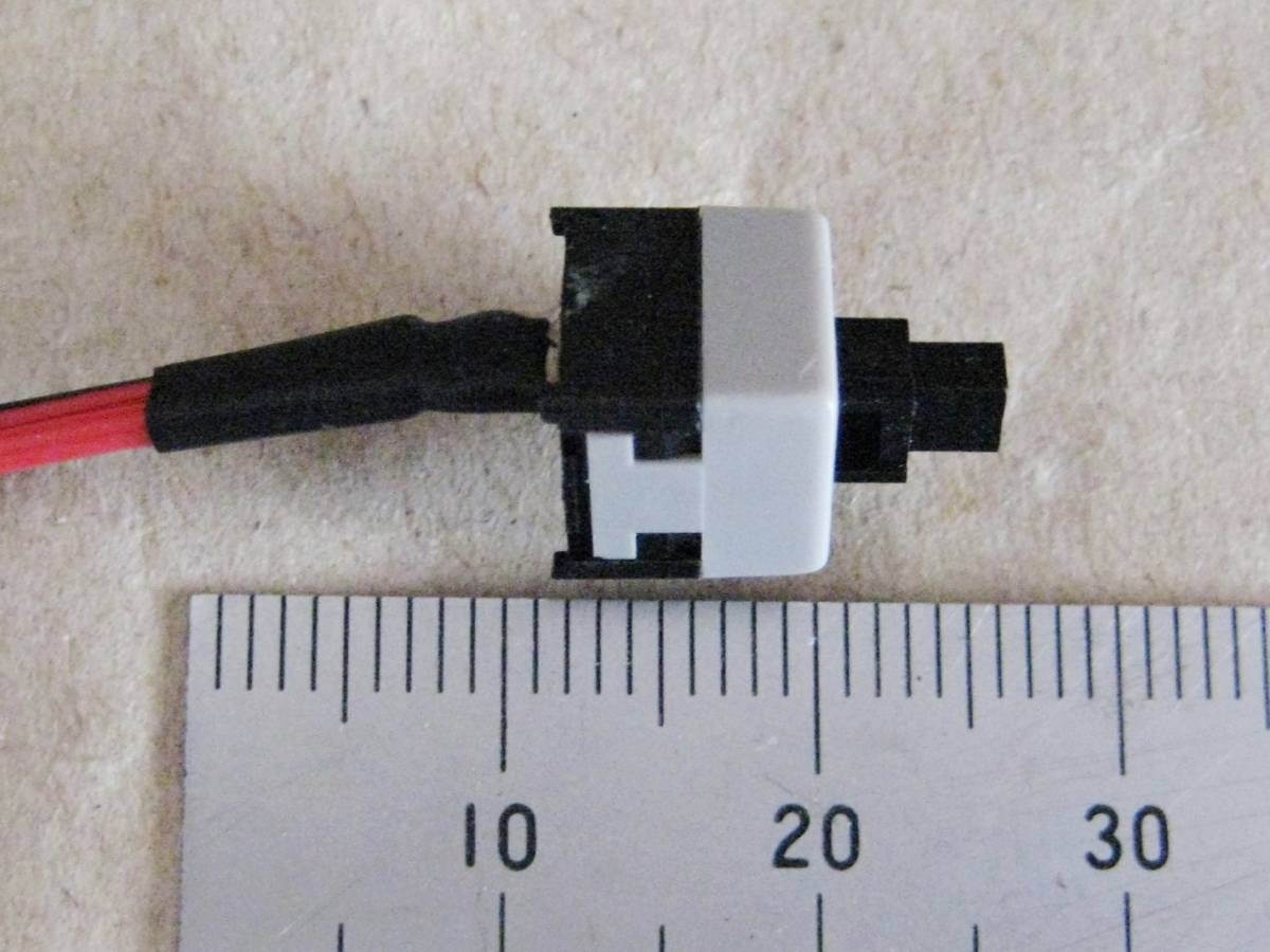 (送料110円~) ATX 電源 スイッチ ケーブル Power SW Switch リセット パワー ボタン 2ピン #5712 在庫9_画像4