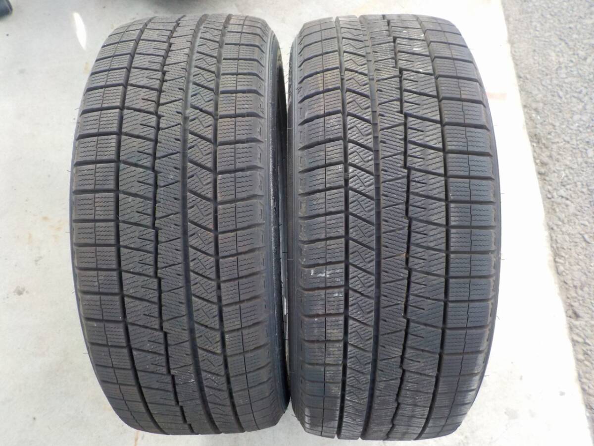 溝あり スタッドレスタイヤ 225/45R17 ダンロップ ウインターマックス 2本 WM03_画像1