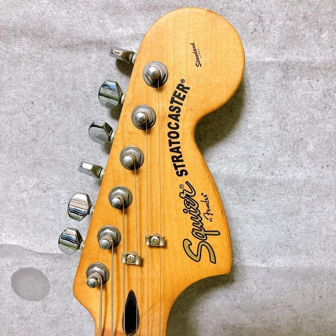 squier スクワイヤー ストラトキャスター standardシリーズ エレキギター ブラック 弦楽器 スタンダード Fender_画像7