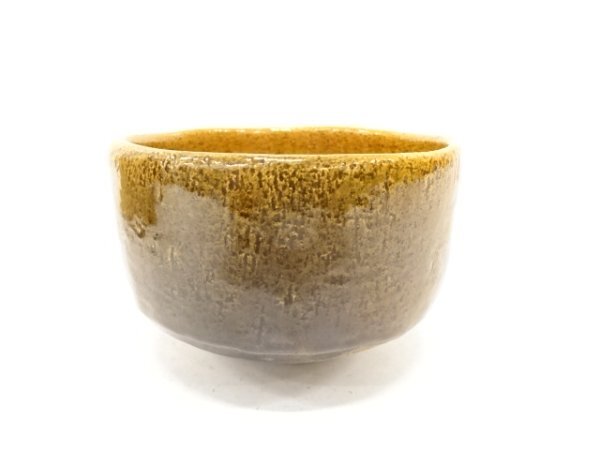 ys7570272; 宗sou 作家物 大樋焼 飴釉 茶碗(保護箱付)【道】_画像1