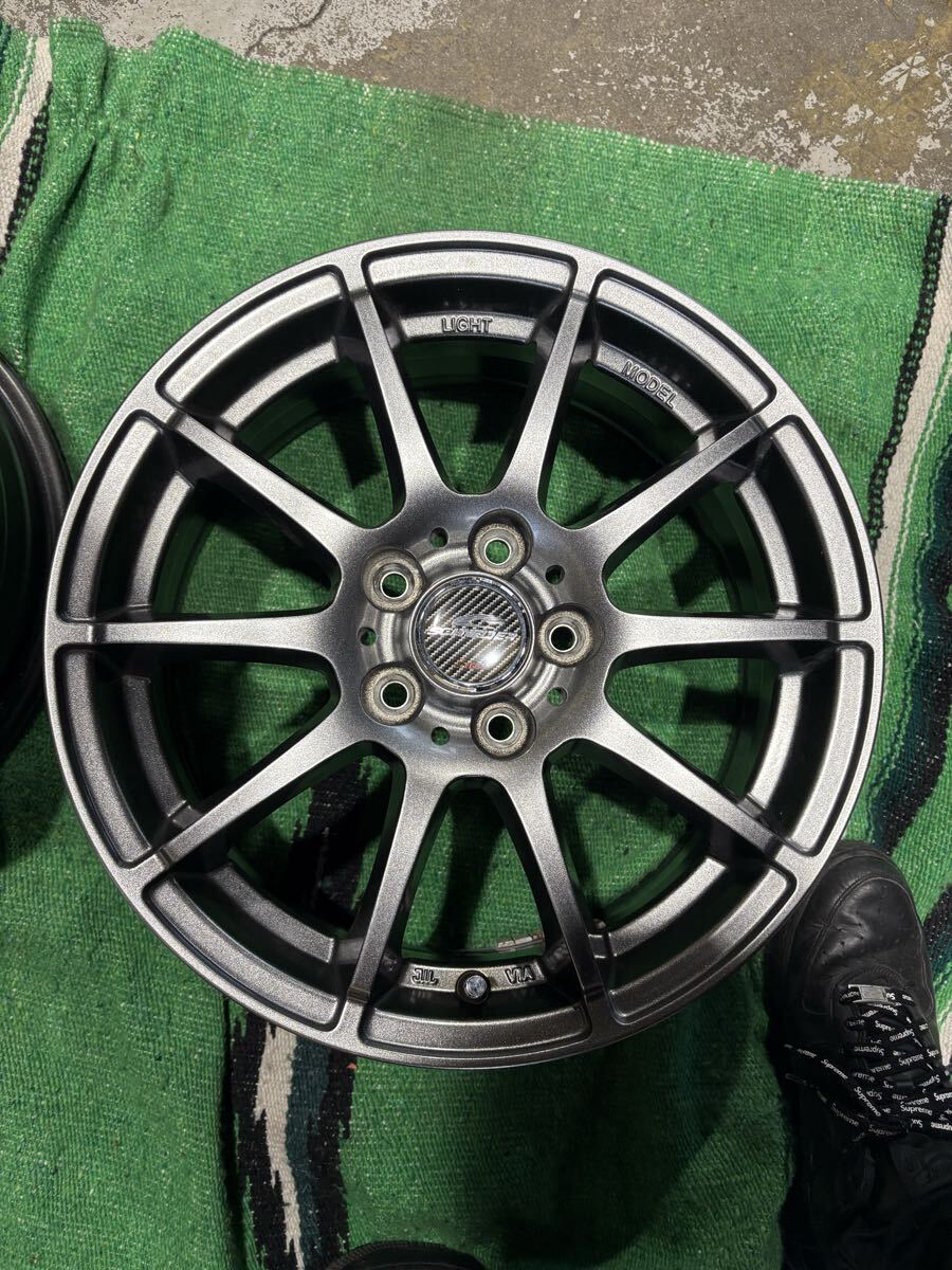 A-TECH SCHNEIDER シュナイダー アルミホイール　15 6J PCD100 5H +45 プリウス　シエンタ　ウィッシュ　アリオン　_画像2