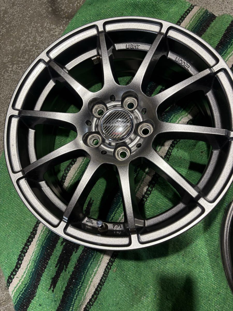 A-TECH SCHNEIDER シュナイダー アルミホイール　15 6J PCD100 5H +45 プリウス　シエンタ　ウィッシュ　アリオン　_画像3