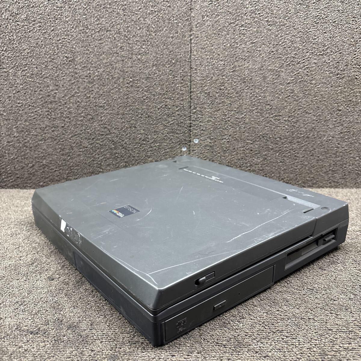 MY98-1244 激安 ノートブック EPSON PC-486NOTE AT-X1JR 486NATX1JR 通電未確認 ジャンク 同梱可能_画像4