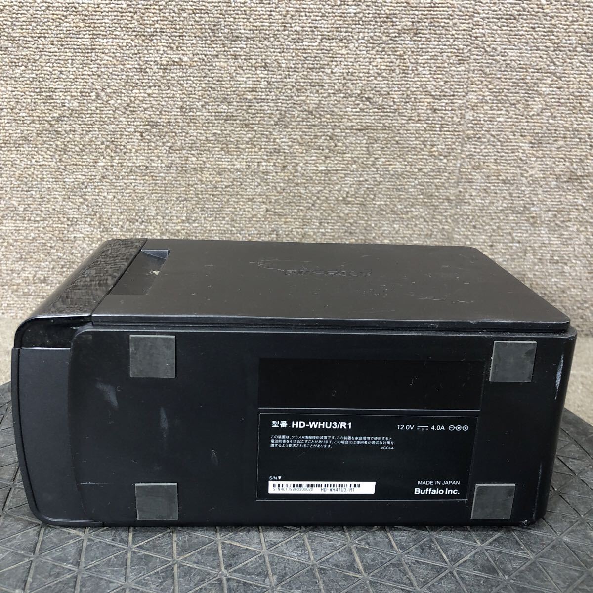 98-2365 激安 PC パーツ HDDケース NAS 2ベイ BUFFALO DriveStation HD-WHU3/R1 HD-WH4TU3/R1 通電.電源オン.オフok HDD無し ジャンク_画像6