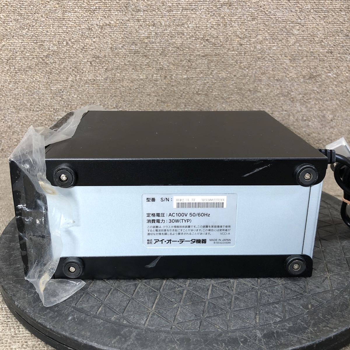 98-2370 激安 PC パーツ HDDケース 2ベイ IO DATA アイオーデータ RHD2-U1.5T ミラーリング対応 通電.電源オン.オフok HDD無し ジャンク_画像7