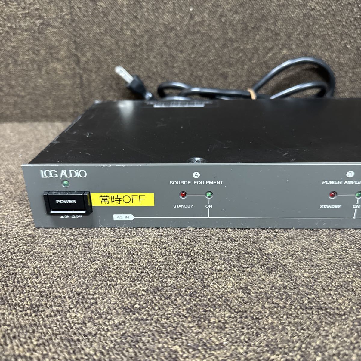 JZ11-70 激安 LOG AUDIO AC POWER DISTRIBUTOR LD-2000 通電不可 中古現状品 ※3回再出品で処分_画像2