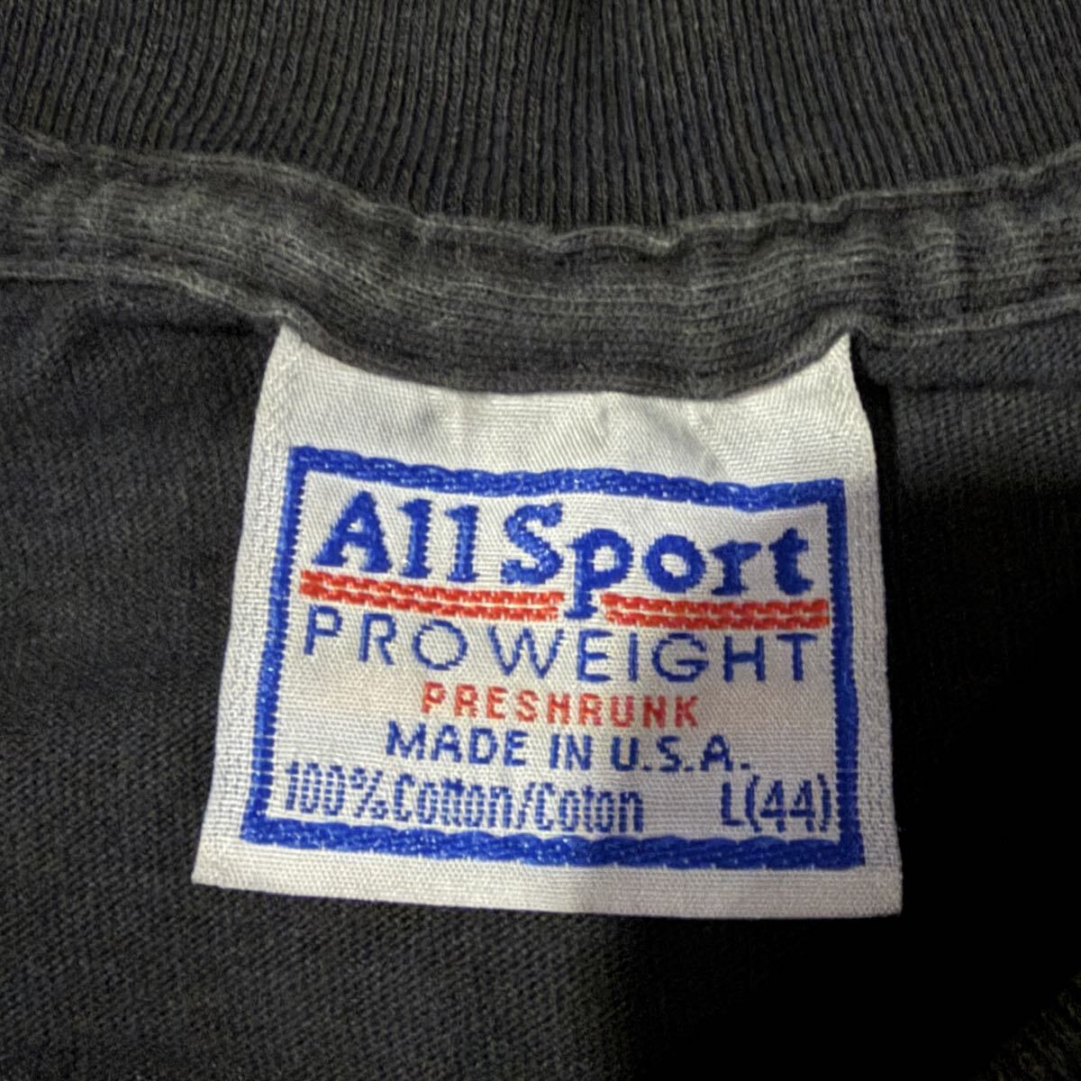 送料無料サイズL★ラスト1点★AllSport★リンキン・パーク★METEORAアルバムTシャツ黒灰★LinkinPark★メテオラ★バンドT_画像6