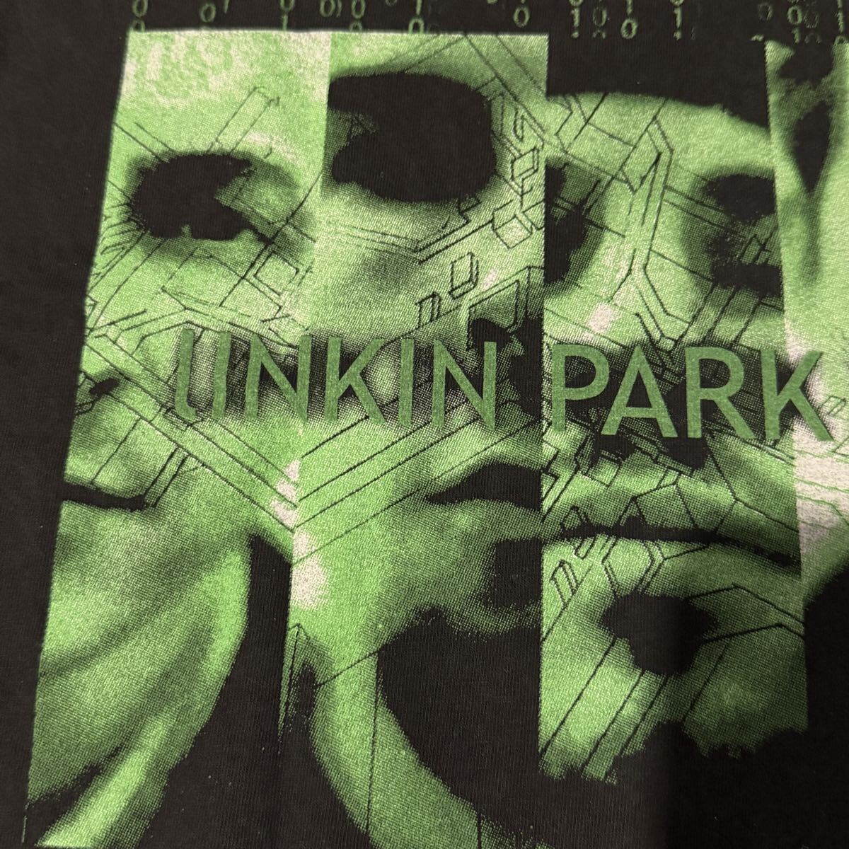 送料無料サイズL★ラスト1点★AllSport★リンキン・パーク★METEORAアルバムTシャツ黒灰★LinkinPark★メテオラ★バンドT_画像10