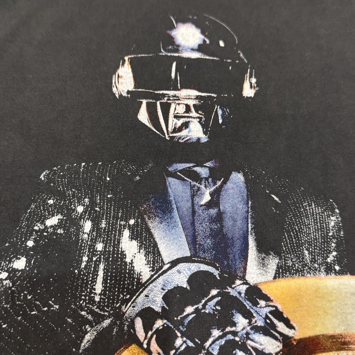 送料無料サイズL★限定セール★Daft Punk★DISCOVERY★Tシャツ黒灰★ダフトパンク★バンドT★シングルステッチ_画像9