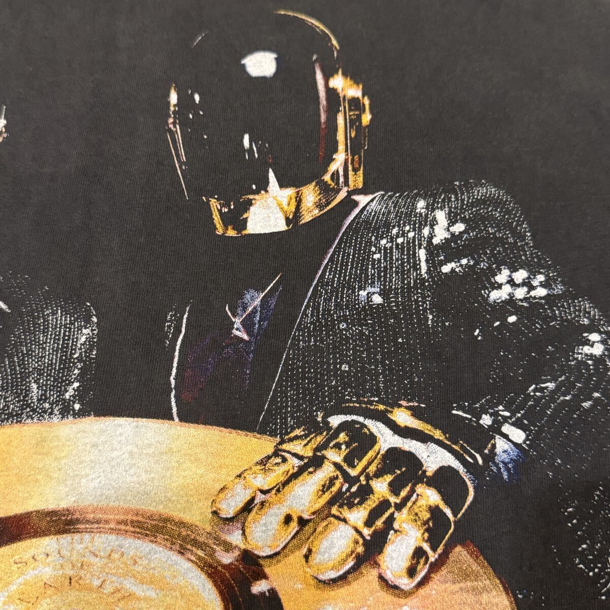 送料無料サイズL★限定セール★Daft Punk★DISCOVERY★Tシャツ黒灰★ダフトパンク★バンドT★シングルステッチ_画像10