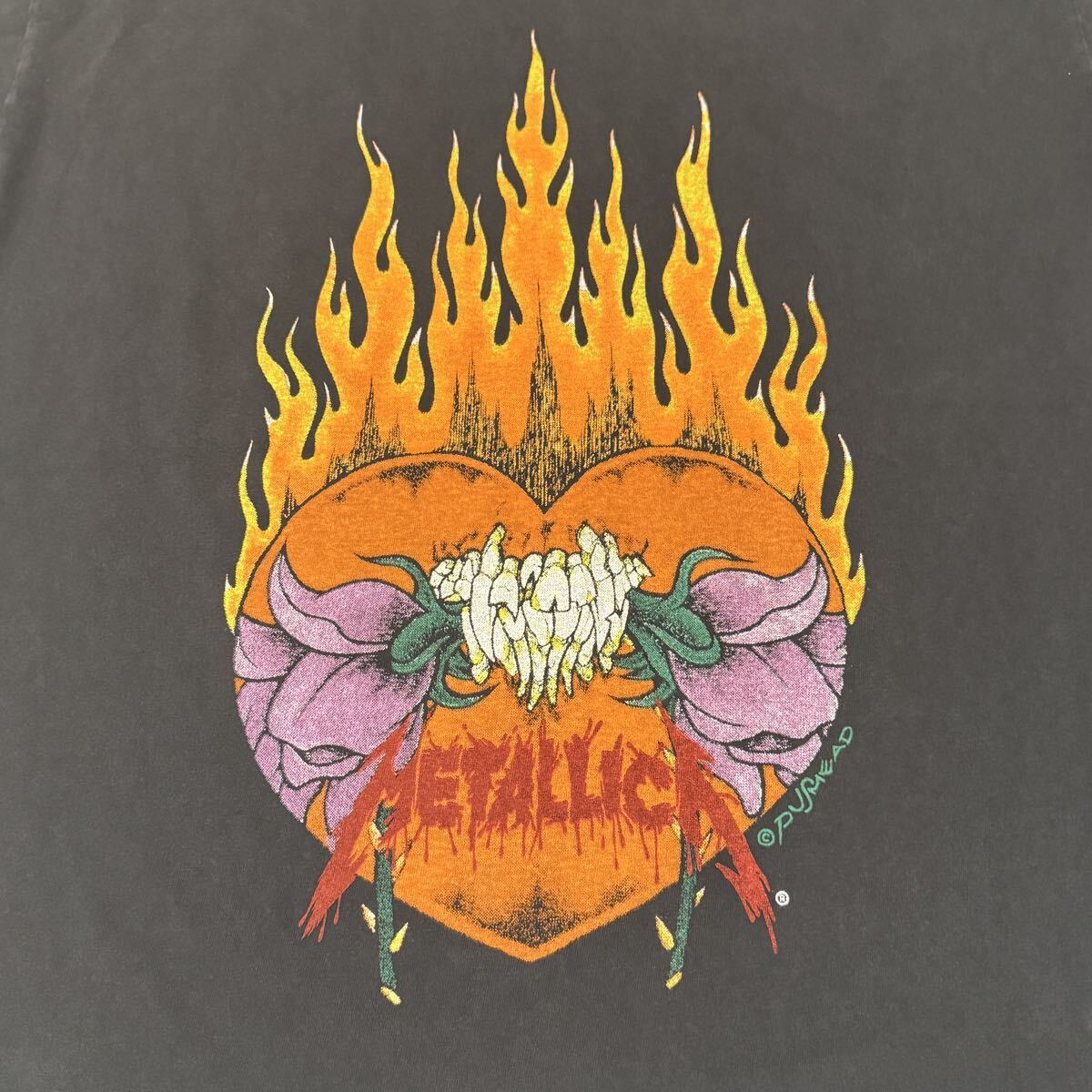 送料無料サイズL★即決セール★メタリカ★METALLICA★1994 フェードTシャツ黒灰★METALLICA★バンドT★シングルステッチ_画像9