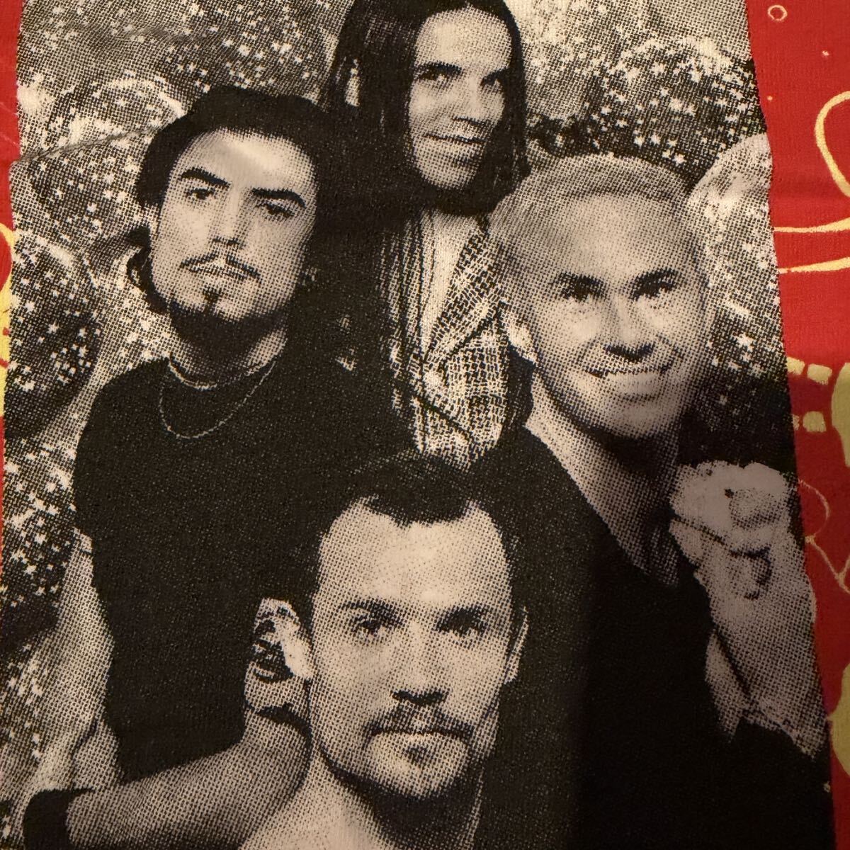 送料無料サイズL★即決セール★レッチリ★希少レア物★95年ツアーTシャツ白★レッドホットチリペッパーズ★one hot minute★バンドT_画像9