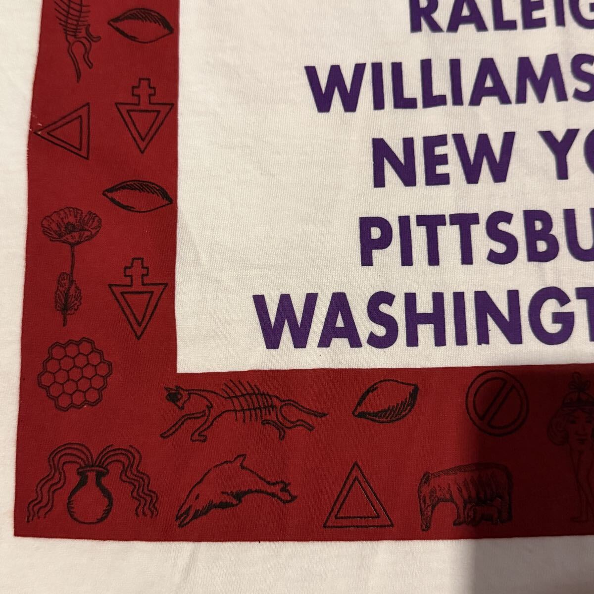 送料無料サイズL★ラスト1点★ニルヴァーナ★93年インユーテロツアーTシャツ白★NIRVANA★IN UTERO★バンドT★シングルステッチ_画像9