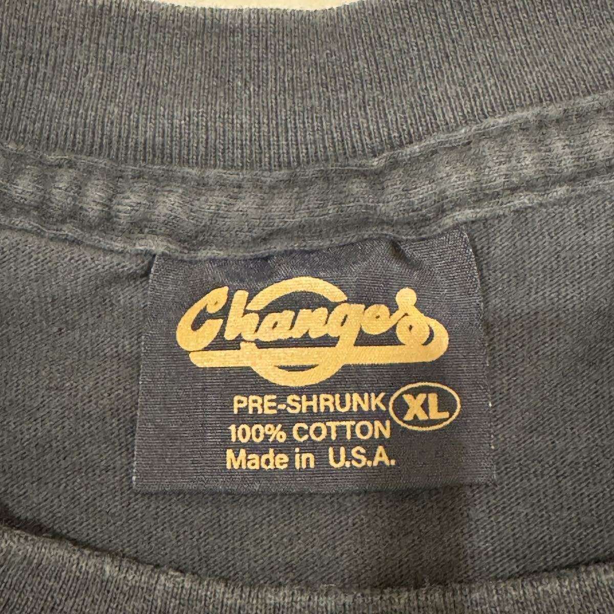 送料無料サイズXL★changes★マイケルジャクソン★BLACKorWHITE★フェードTシャツ黒灰★ MichaelJackson★バンドT★バブルス★ジャクソン5_画像8