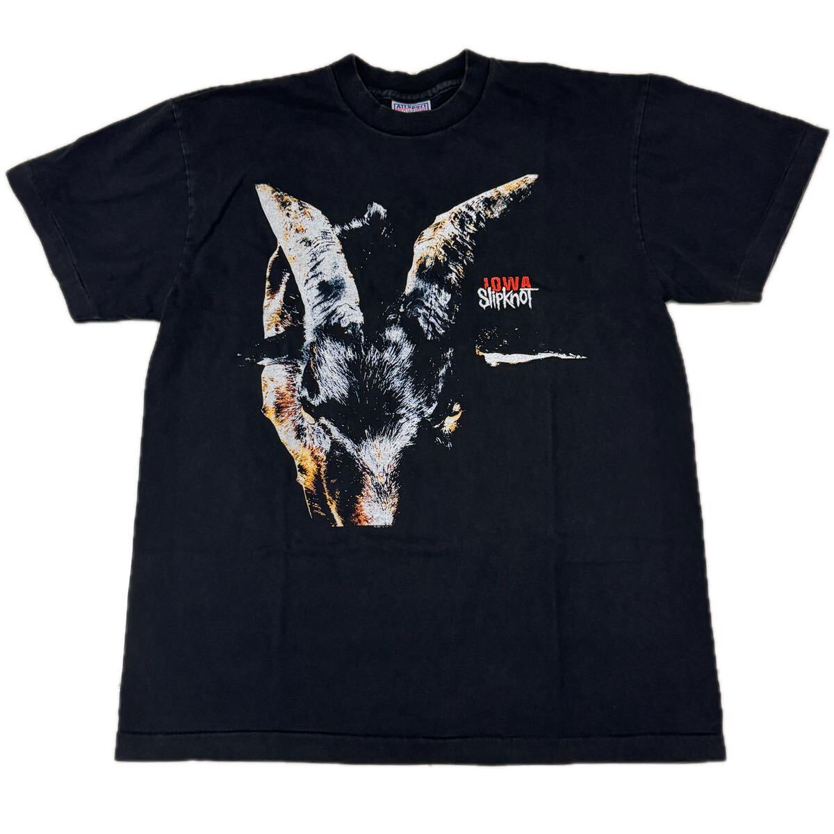 送料無料サイズXL★AllSport★スリップノット★Slipknot★IOWAフェードTシャツ黒灰★イーヨーEeyore★バンドT★シングルステッチ_画像1