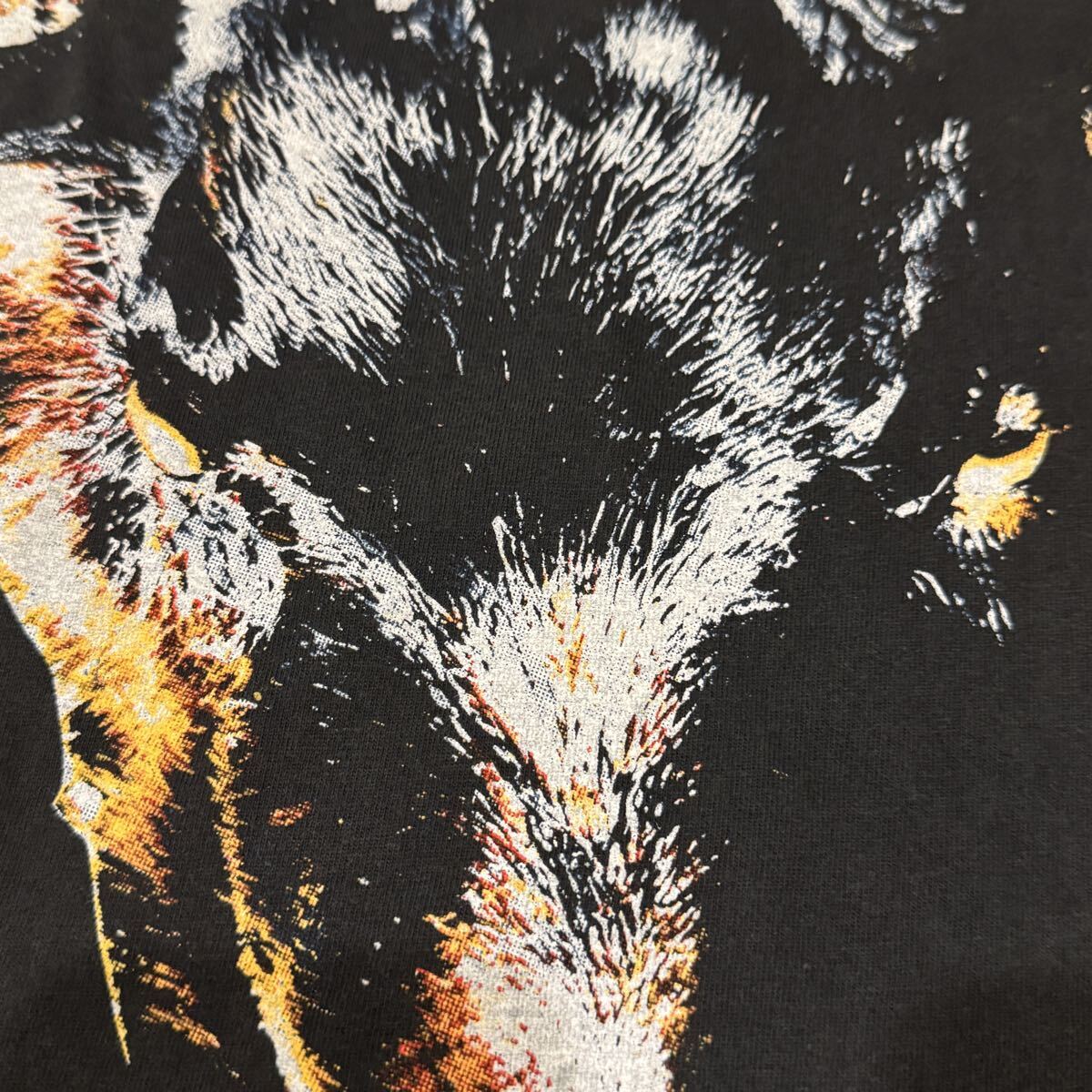 送料無料サイズXL★AllSport★スリップノット★Slipknot★IOWAフェードTシャツ黒灰★イーヨーEeyore★バンドT★シングルステッチ_画像3