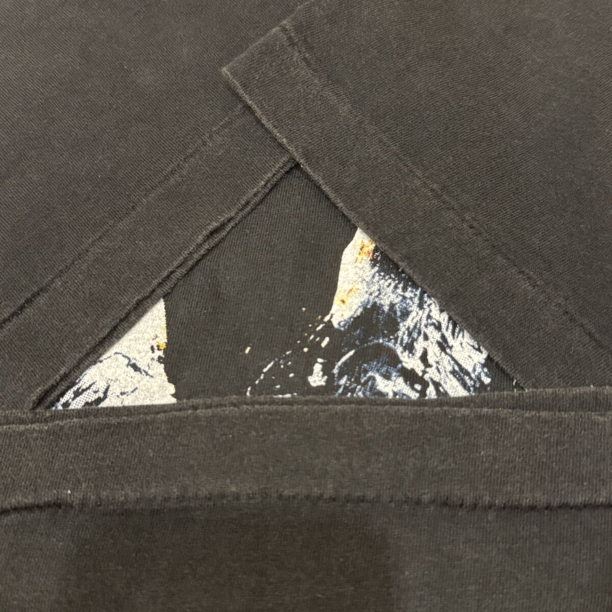 送料無料サイズXL★AllSport★スリップノット★Slipknot★IOWAフェードTシャツ黒灰★イーヨーEeyore★バンドT★シングルステッチ_画像5