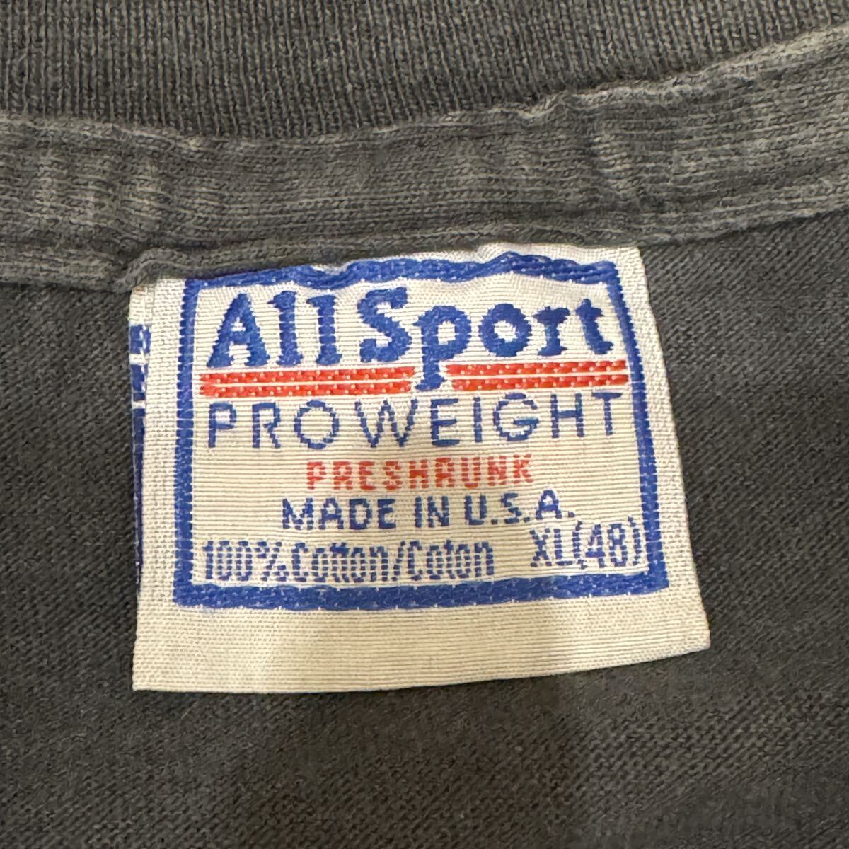 送料無料サイズXL★AllSport★スリップノット★Slipknot★IOWAフェードTシャツ黒灰★イーヨーEeyore★バンドT★シングルステッチ_画像6