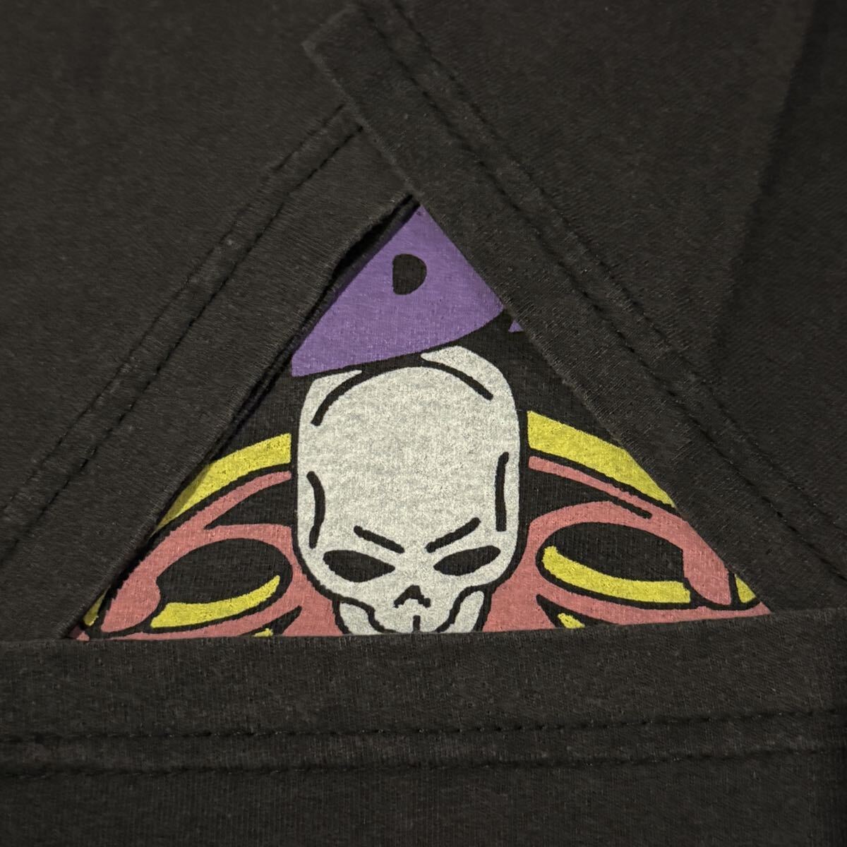 送料無料サイズXL★Hanes製★ブラック・サバス★BLACK SABBATH★アメコミ風★フェードTシャツ黒灰★オジーオズボーン★ヘインズ★バンドT_画像6