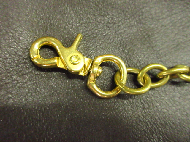 デニム ジャケット ＆ ベストに！ ベスト エクステンダー 2個セット チェーン ブラス 真鍮（鎖 ライダース ベスト バイカー ジージャン_画像4