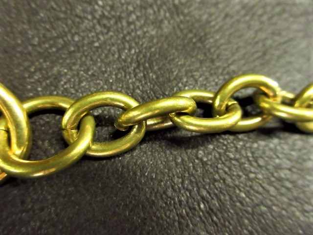 デニム ジャケット ＆ ベストに！ ベスト エクステンダー 2個セット チェーン ブラス 真鍮（鎖 ライダース ベスト バイカー ジージャン_画像5