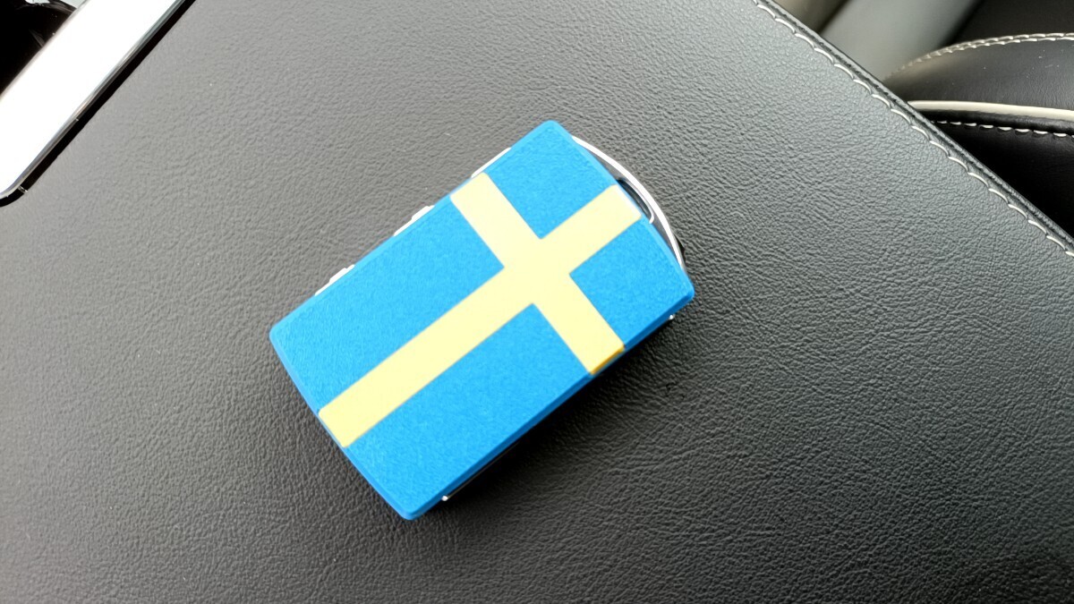 ボルボ★スウェーデンフラッグ★リモートキーフォブシェル キープロテクターXC40 XC60 XC90 V60 S60 V90 XC90用 入荷限定_画像5