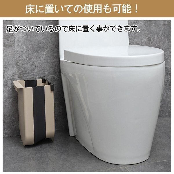 [ бесплатная доставка ] орнамент мусорная корзина складной мусорная корзина складной мусорная корзина кухня .. ниже большая вместимость сырой .. тонкий ( большой ) белый классификация 60S dustbox-wh