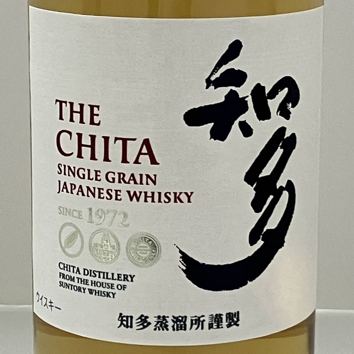 【未開栓】THE CHITA SINGLE GRAIN JAPANESE WHISKY SINCE 1972 700ml 43% サントリー ウイスキー 知多 知多蒸溜所謹製 保管品_画像5