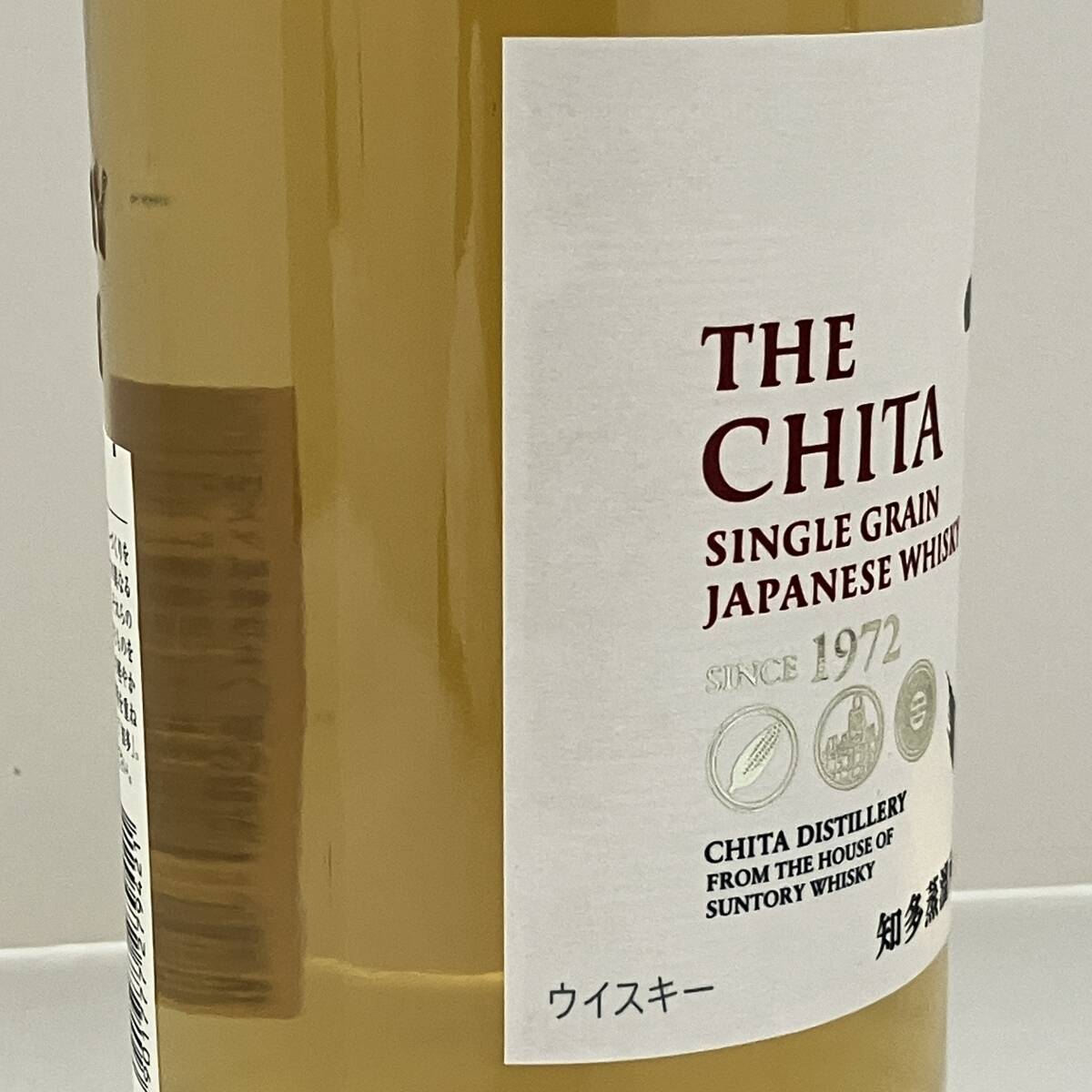 【未開栓】THE CHITA SINGLE GRAIN JAPANESE WHISKY SINCE 1972 700ml 43% サントリー ウイスキー 知多 知多蒸溜所謹製 保管品_画像6