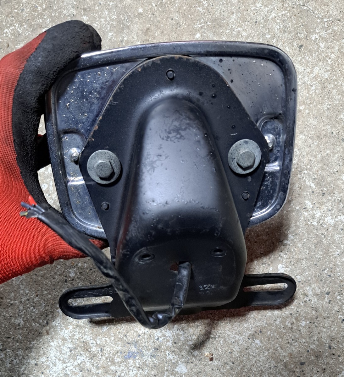 7 カワサキ FX ? KZ ? テールユニット テールランプ KZ1000 KZ900 Z1R Z750D Z750FX Z550FX Z500FX Z400FX 当時物 ヨシムラ キジマ 外装_画像6