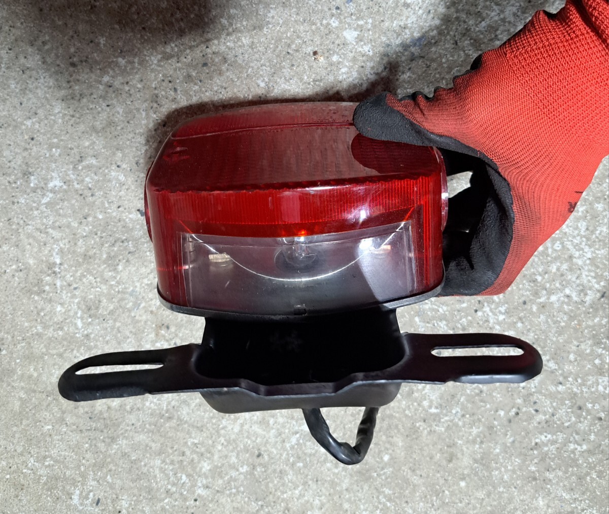 7 カワサキ FX ? KZ ? テールユニット テールランプ KZ1000 KZ900 Z1R Z750D Z750FX Z550FX Z500FX Z400FX 当時物 ヨシムラ キジマ 外装_画像5