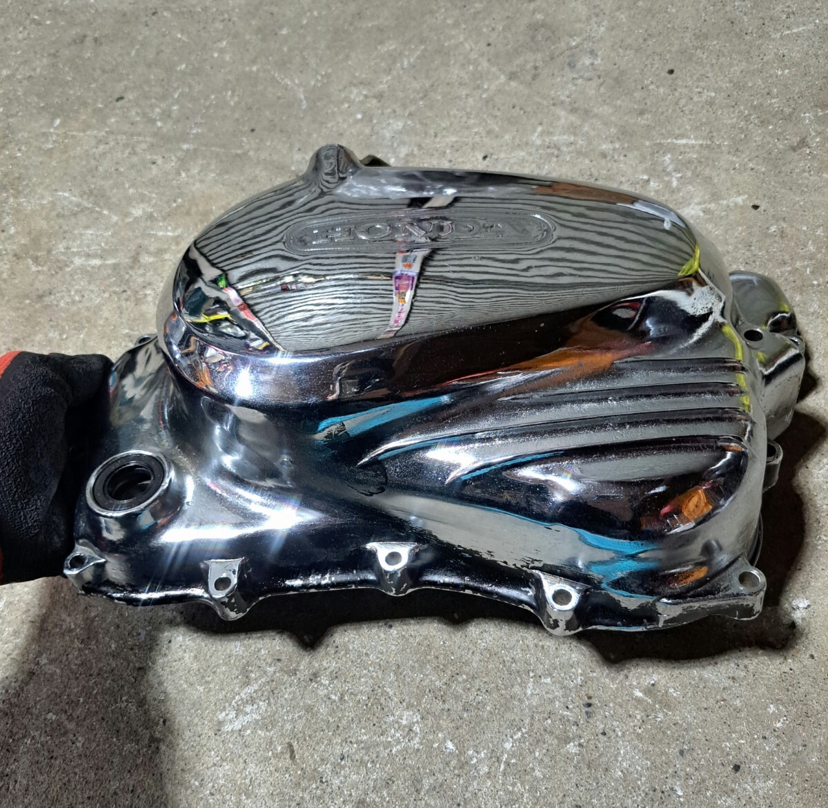 1 Hawk для крышка двигателя CB250T CB250N CB400T CB400N super Hawk 3 CM250 CM400 подлинная вещь Kijima свекла maru zokiinoue