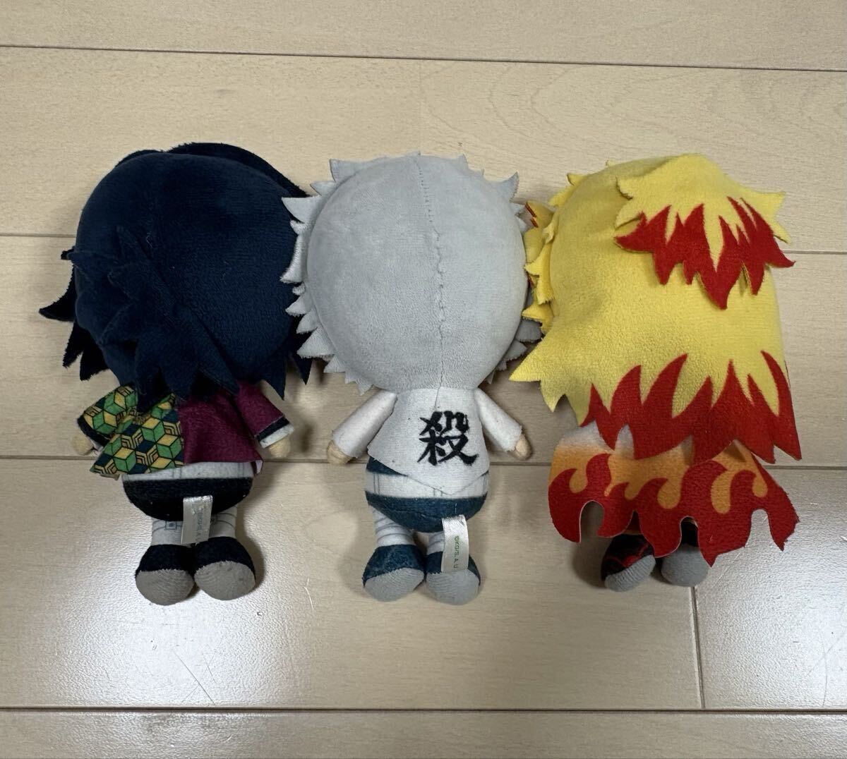 鬼滅の刃 chibiぬいぐるみ 煉獄杏寿郎 不死川 冨岡 柱3体セット_画像2