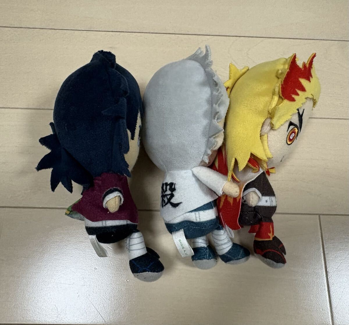 鬼滅の刃 chibiぬいぐるみ 煉獄杏寿郎 不死川 冨岡 柱3体セット_画像4