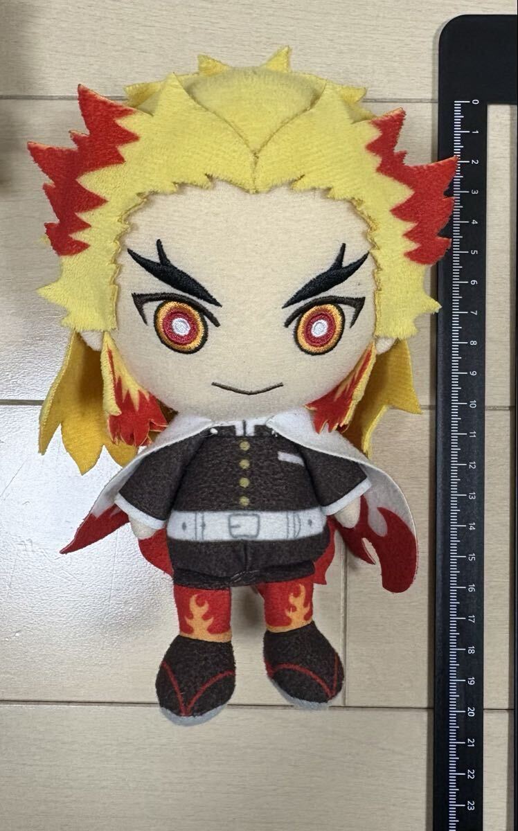 鬼滅の刃 chibiぬいぐるみ 煉獄杏寿郎 不死川 冨岡 柱3体セット_画像5