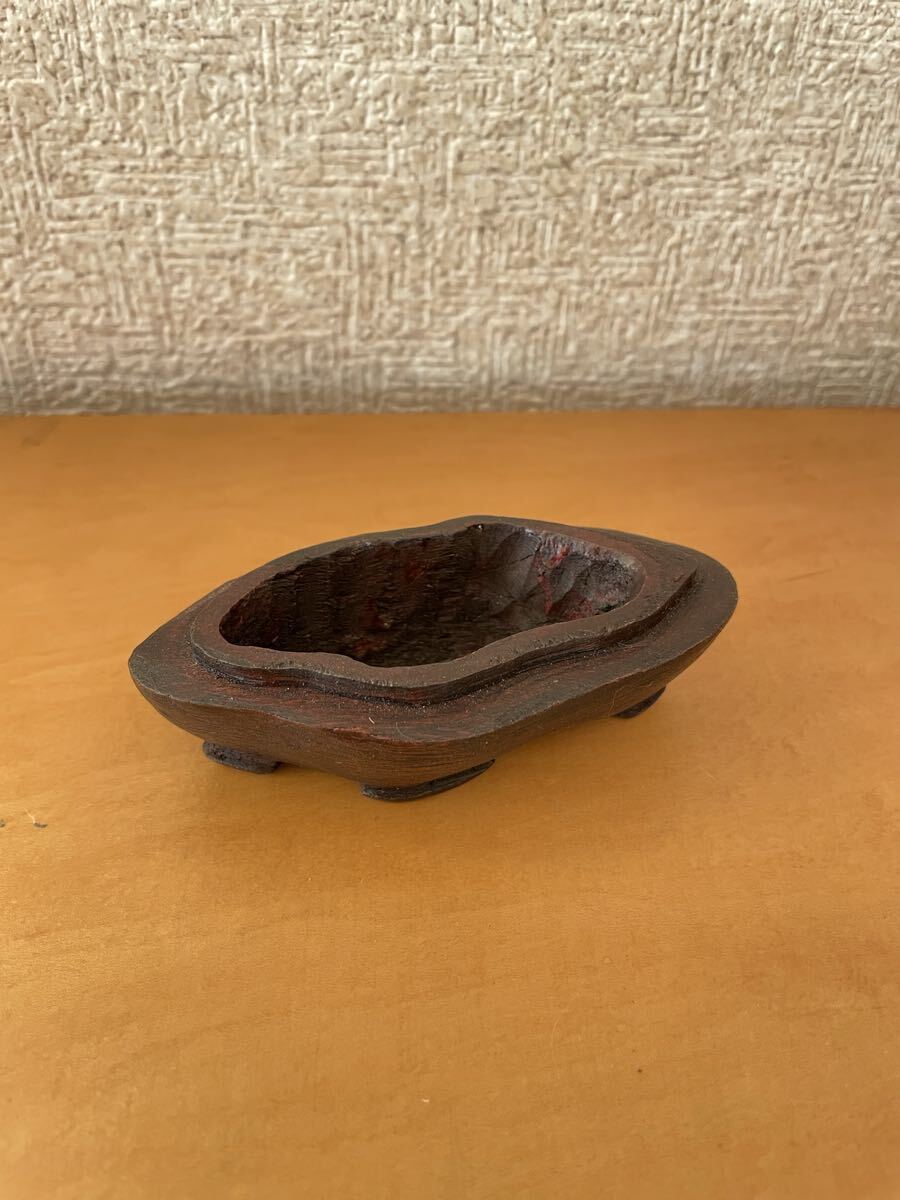  бог . старый . камень зеленый грязь камень суйсеки подставка есть природа камень поддон камень . камень оценка камень натуральный камень украшение необогащённая руда BONSAI SUISEKI