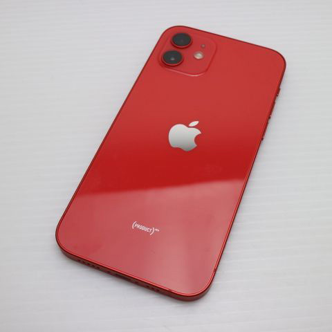 【中古・美品】 SIMフリー iPhone12 128GB レッド_画像1