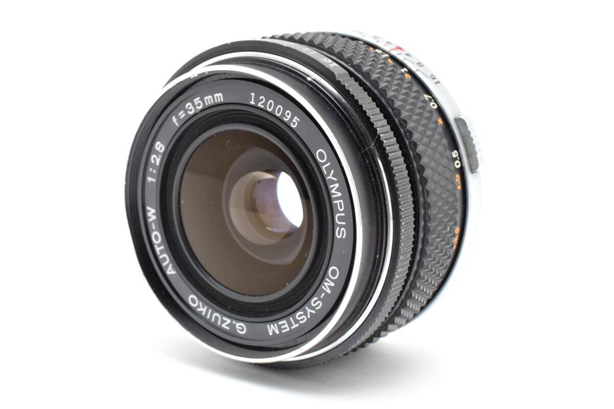 【 新品級 】オリンパス OLYMPUS G.ZUIKO AUTO-W 35mm F2.8 風景・スナップ・旅行荷最適な広角レンズ！★＜前後キャップ付＞＃K1818a_画像2