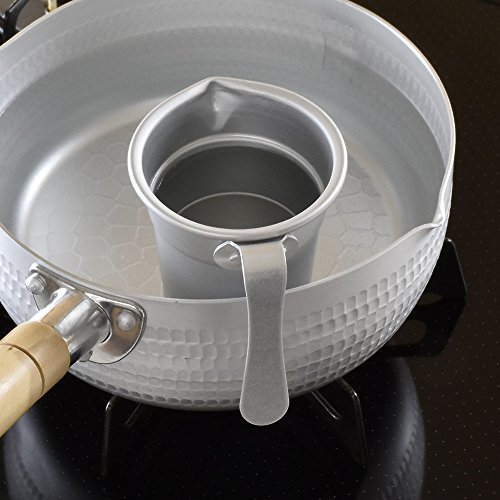 2合 和平フレイズ(Wahei freiz) チロリ 燗 酒 日本酒 酒タンポ 2合 アルミ製 日本製 G-0102 シルバー_画像2