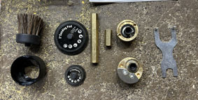 Mxmoonfree ミニポリッシャー 電動 ポリッシャー 110V ダブルアクションポリッシャー 30mm/50mm直径 6段変速 洗車/車研磨/クリーニング用_画像6