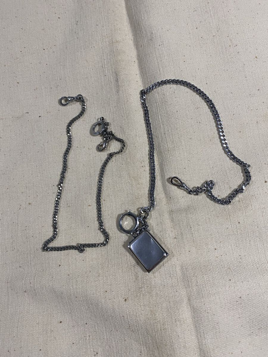 懐中時計の鎖　2本　レア チェーン_画像2